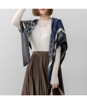 【23区/NIJYUSANKU】のmanipuri ウール シルク ストール 人気、トレンドファッション・服の通販 founy(ファニー) ファッション Fashion レディースファッション Fashion for Women インド Indian Textile ショール Shawl, Wrap シルク Silk, 100% Silk スカーフ Scarf, Neckwear ストール Stole, Wrap ハンド Hand, Handmade プリント Print, Printed Pattern A/W・秋冬 Autumn/Winter |ID:prp329100004665138