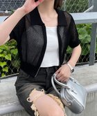 【ウィゴー/WEGO】のWZIPニットカーデ ブラック|ID: prp329100004665143 ipo3291000000033746214