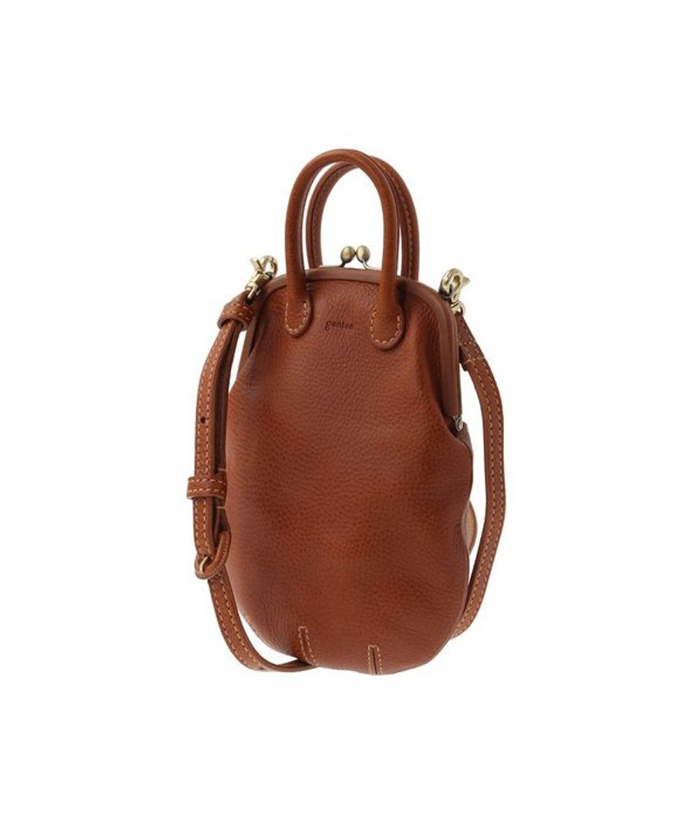 【ゲンテン/genten】のミネルヴァキッコ 口金ショルダーバッグ インテリア・キッズ・メンズ・レディースファッション・服の通販 founy(ファニー) 　ファッション　Fashion　レディースファッション　Fashion for Women　バッグ　Bags　ショルダー　Shoulder, Shoulder Strap　ボックス　Boxy, Box Shape　チャ|ID: prp329100004665151 ipo3291000000034302526