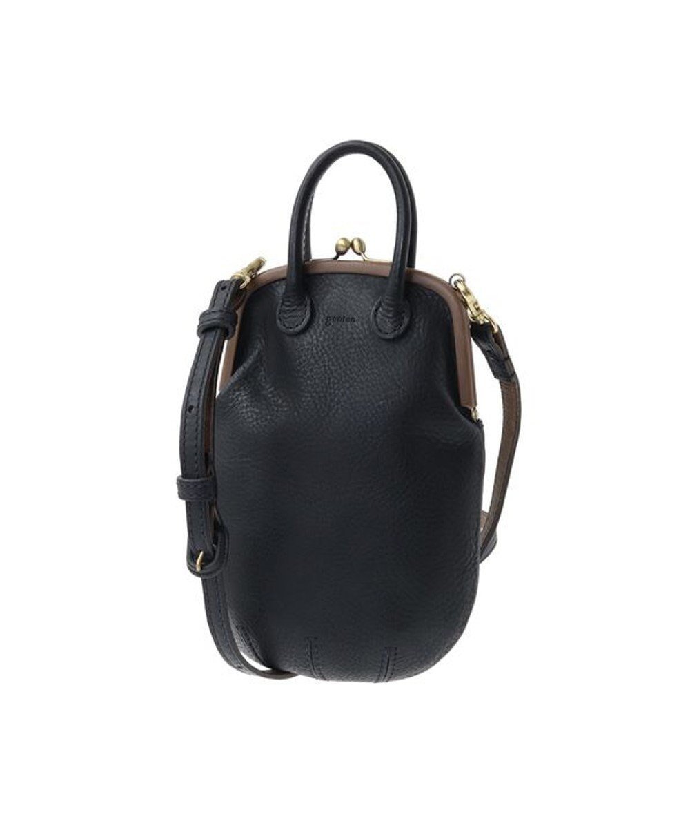 【ゲンテン/genten】のミネルヴァキッコ 口金ショルダーバッグ インテリア・キッズ・メンズ・レディースファッション・服の通販 founy(ファニー) 　ファッション　Fashion　レディースファッション　Fashion for Women　バッグ　Bags　ショルダー　Shoulder, Shoulder Strap　ボックス　Boxy, Box Shape　ネイビー|ID: prp329100004665151 ipo3291000000034302532