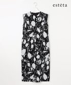 【23区/NIJYUSANKU】の【エステータ】ピグメントプリント ワンピース 人気、トレンドファッション・服の通販 founy(ファニー) ファッション Fashion レディースファッション Fashion for Women ワンピース Dresses 春 Spring カッティング Cutting Detail キャンバス Canvas, Canvas Fabric シンプル Simple, Minimal ストレート Straight, Straight Cut ノースリーブ Sleeveless, No-Sleeve プリント Print, Printed Pattern モダン Modern, Contemporary モノトーン Monotone, Black and White S/S・春夏 SS, Spring/Summer, Warm Season 夏 Summer thumbnail ブラックxホワイト|ID: prp329100004665152 ipo3291000000034971139