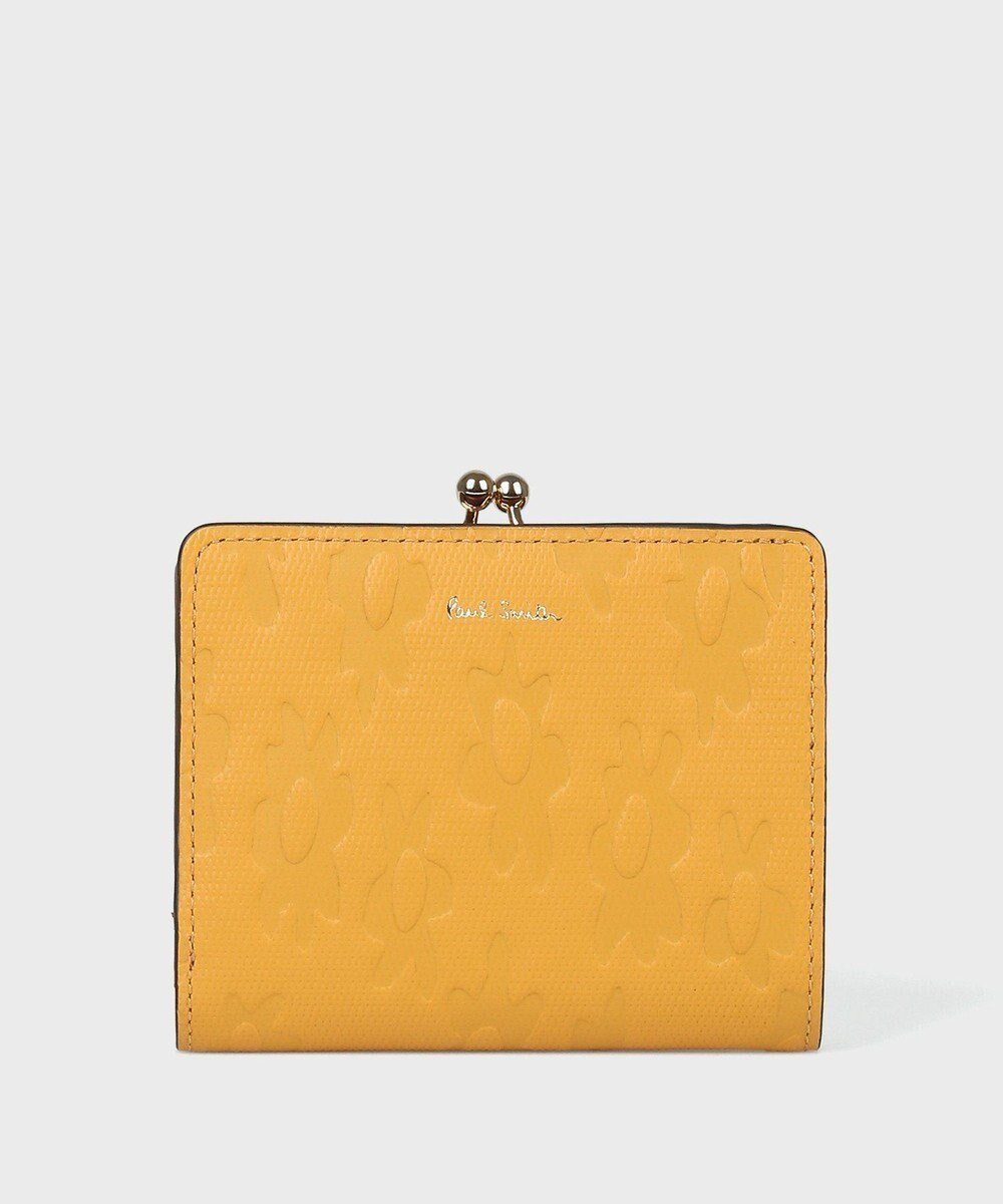 【ポール スミス/Paul Smith】のデイジーレザー がま口財布 インテリア・キッズ・メンズ・レディースファッション・服の通販 founy(ファニー) 　ファッション　Fashion　レディースファッション　Fashion for Women　ミニ財布・二つ折り財布　Wallets & Card Cases　ポケット　Pocket, Pocket Detail　メッシュ　Mesh, Net Fabric　財布　Wallet, Purse　イエロー|ID: prp329100004665158 ipo3291000000033746284