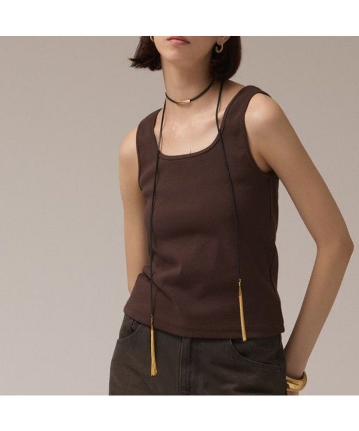 【グレース コンチネンタル/GRACE CONTINENTAL】のレザーレイヤードチョーカー インテリア・キッズ・メンズ・レディースファッション・服の通販 founy(ファニー) https://founy.com/ ファッション Fashion レディースファッション Fashion for Women ジュエリー Jewelry ネックレス Necklaces & Pendants アクセサリー Fashion Accessories ネックレス Necklace, Pendant Necklace リボン Ribbon, Bow |ID: prp329100004665171 ipo3291000000033746331
