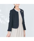 【エニィ スィス/any SiS】のミニライトボーダー ジャケット ネイビー|ID: prp329100004665190 ipo3291000000035708005