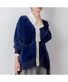 【組曲/KUMIKYOKU】のナイロンファーニット カーディガン ネイビー系|ID: prp329100004665195 ipo3291000000034377802