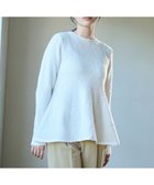 【ハッシュニュアンス/#Newans】の【洗える】フレアシルエットチュニックニット ホワイト系|ID: prp329100004665212 ipo3291000000033746510