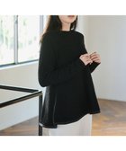 【ハッシュニュアンス/#Newans】の【洗える】フレアシルエットチュニックニット ブラック系|ID: prp329100004665212 ipo3291000000033746511