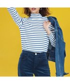 【23区/NIJYUSANKU】のオーガニックコットンリブ カットソー ブルーボーダー|ID: prp329100004665214 ipo3291000000033746520