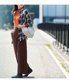 【エニー/ANY】の【6サイズ展開/洗濯機可/裏起毛/ウエストゴム/2WAYストレッチ】ウォームワイドパンツ ブラウン|ID: prp329100004665217 ipo3291000000034082483