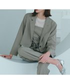 【イェッカ ヴェッカ/YECCA VECCA】のクロップド丈テーラードジャケット Gray Beige|ID: prp329100004665222 ipo3291000000033746575