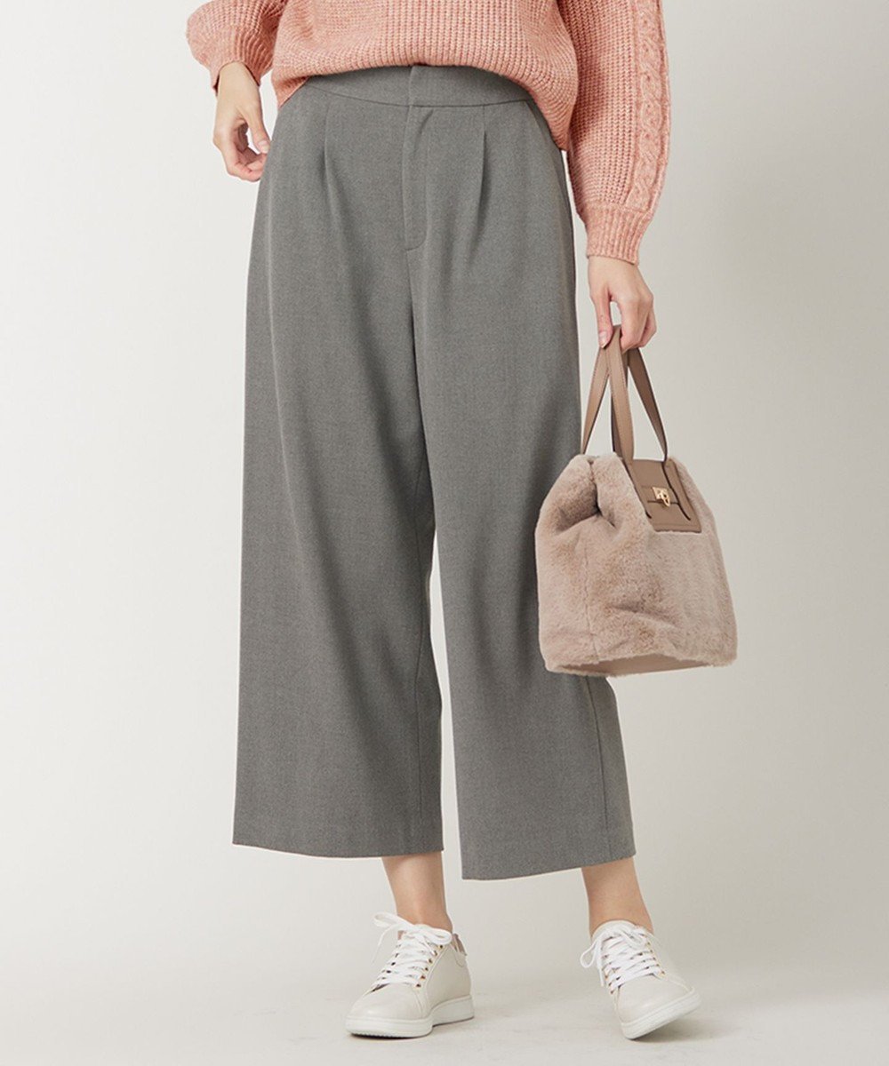 【エニィ スィス/any SiS】の【シリーズ累計7万本突破!】サーモ2WAYストレッチ ワンタック ワイドパンツ インテリア・キッズ・メンズ・レディースファッション・服の通販 founy(ファニー) ファッション Fashion レディースファッション Fashion for Women パンツ Pants & Trousers 今季 This Season, Current Season シンプル Simple, Minimal ジャケット Jacket, Outerwear ストレッチ Stretch, Stretchy Fabric ストレート Straight, Straight Cut ワイド Wide, Wide Fit A/W・秋冬 Autumn/Winter ビジネス 仕事 通勤 Business / Work / Commuting ライトグレー|ID: prp329100004665233 ipo3291000000034355141