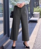 【エニィ スィス/any SiS】の【シリーズ累計7万本突破!】サーモ2WAYストレッチ ワンタック ワイドパンツ グレーグレンチェック|ID: prp329100004665233 ipo3291000000034355146