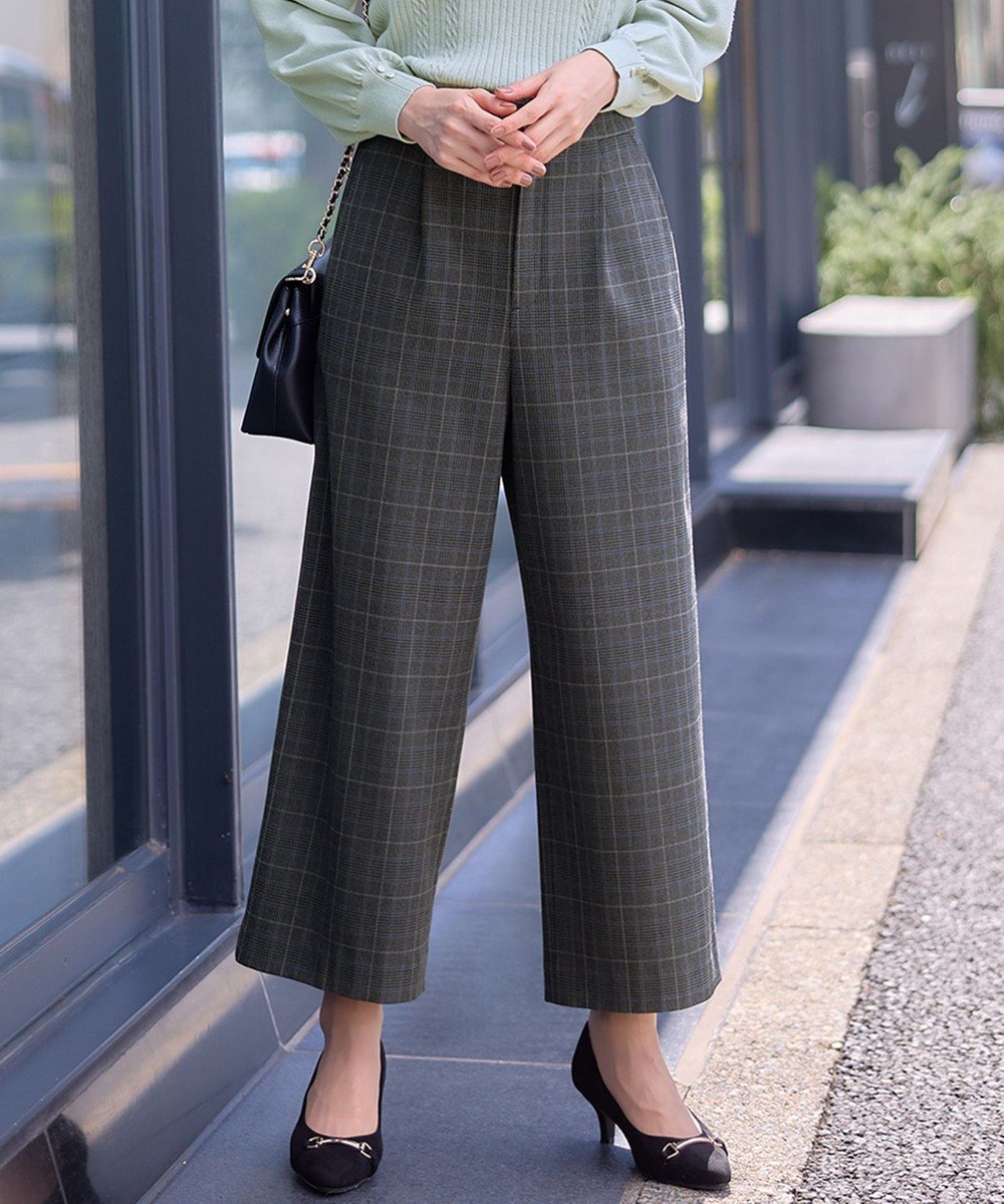 【エニィ スィス/any SiS】の【シリーズ累計7万本突破!】サーモ2WAYストレッチ ワンタック ワイドパンツ インテリア・キッズ・メンズ・レディースファッション・服の通販 founy(ファニー) ファッション Fashion レディースファッション Fashion for Women パンツ Pants & Trousers 今季 This Season, Current Season シンプル Simple, Minimal ジャケット Jacket, Outerwear ストレッチ Stretch, Stretchy Fabric ストレート Straight, Straight Cut ワイド Wide, Wide Fit A/W・秋冬 Autumn/Winter ビジネス 仕事 通勤 Business / Work / Commuting グレーグレンチェック|ID: prp329100004665233 ipo3291000000034355146