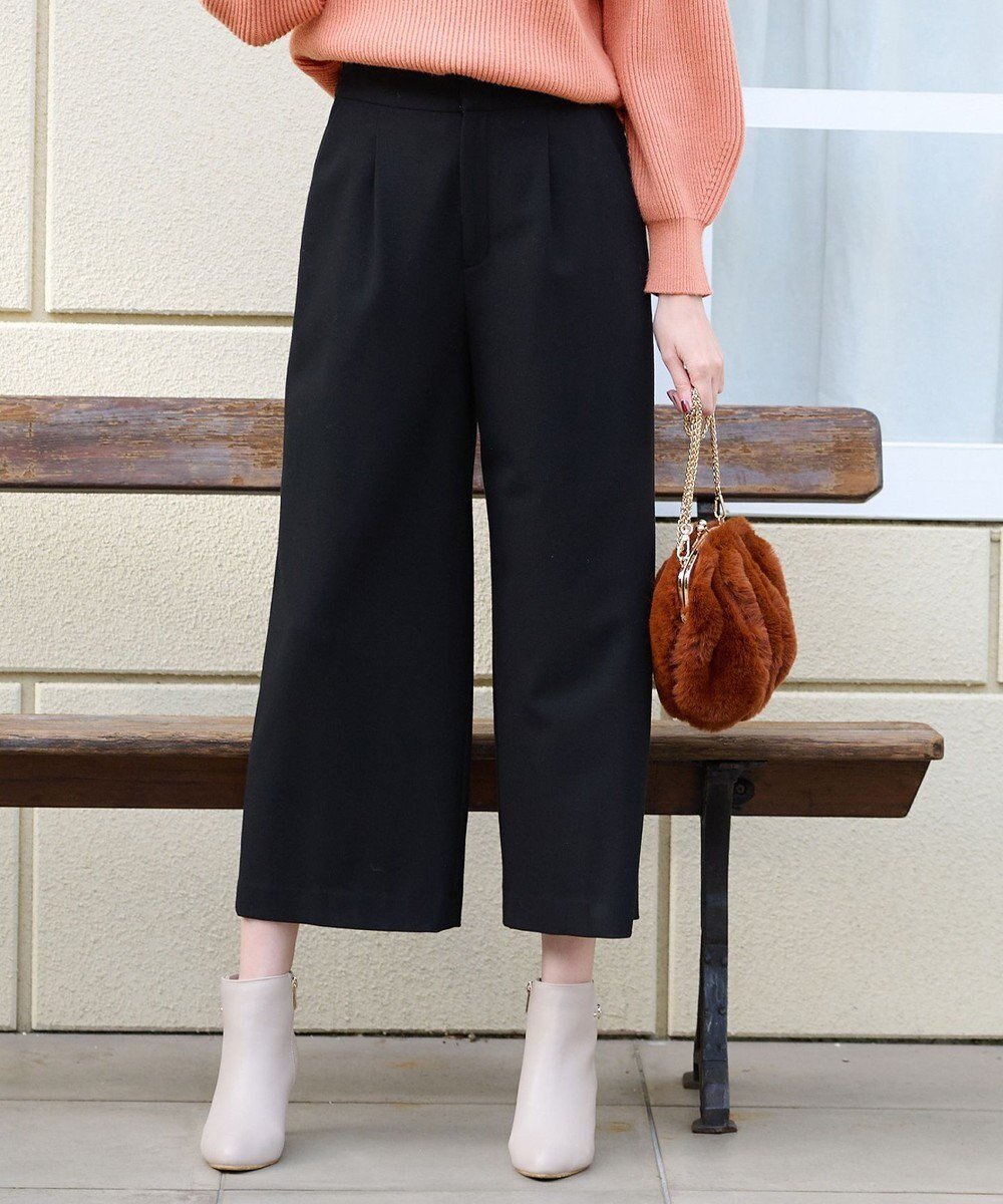 【エニィ スィス/any SiS】の【シリーズ累計7万本突破!】サーモ2WAYストレッチ ワンタック ワイドパンツ インテリア・キッズ・メンズ・レディースファッション・服の通販 founy(ファニー) ファッション Fashion レディースファッション Fashion for Women パンツ Pants & Trousers 今季 This Season, Current Season シンプル Simple, Minimal ジャケット Jacket, Outerwear ストレッチ Stretch, Stretchy Fabric ストレート Straight, Straight Cut ワイド Wide, Wide Fit A/W・秋冬 Autumn/Winter ビジネス 仕事 通勤 Business / Work / Commuting ブラック|ID: prp329100004665233 ipo3291000000034355147