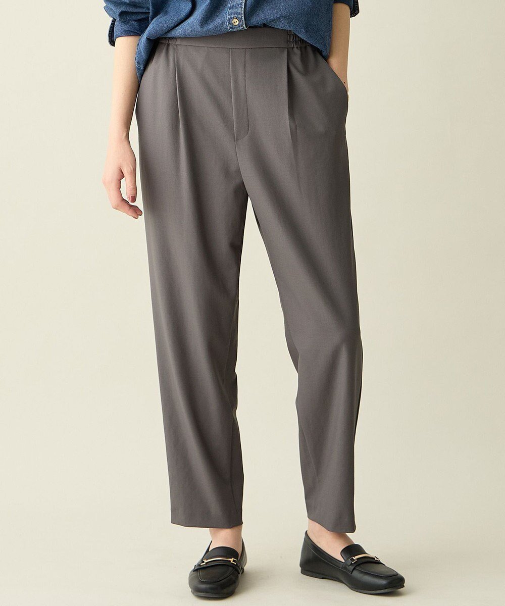 【エニー/ANY】の【6サイズ展開/ウエストゴム】イージーテーパードパンツ インテリア・キッズ・メンズ・レディースファッション・服の通販 founy(ファニー) 　ファッション　Fashion　レディースファッション　Fashion for Women　パンツ　Pants & Trousers　スウェット / スエット　Sweatshirt, Sweatwear　ストレッチ　Stretch, Stretchy Fabric　スニーカー　Sneakers, Trainers　スマホ　Smartphone, Mobile Device　フラット　Flat, Flat Shoes　リラックス　Relax, Relaxed Fit　A/W・秋冬　Autumn/Winter　S/S・春夏　SS, Spring/Summer, Warm Season　再入荷　Restock / Back in Stock　おすすめ　Recommended / Our Picks　夏　Summer　ビジネス 仕事 通勤　Business / Work / Commuting　グレー|ID: prp329100004665234 ipo3291000000035636702