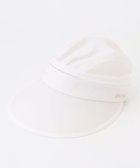 【23区 ゴルフ/NIJYUSANKU GOLF】のNEW素材NEWカラーで登場【WOMEN】【UVケア】2WAY バイザー ホワイト系|ID: prp329100004665235 ipo3291000000033746626