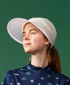 【23区 ゴルフ/NIJYUSANKU GOLF】のNEW素材NEWカラーで登場【WOMEN】【UVケア】2WAY バイザー ベージュ系|ID: prp329100004665235 ipo3291000000033746628