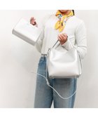 【アンビリオン/UNBILLION】のカシュカシュ cachecache / ミニトート付サイドポケット2wayトーバッグ シルバー|ID: prp329100004665237 ipo3291000000034536168