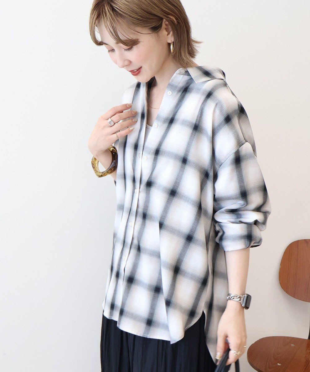 【アメリカンホリック/AMERICAN HOLIC】のイージーケアチェックシャツ 人気、トレンドファッション・服の通販 founy(ファニー) 　ファッション　Fashion　レディースファッション　Fashion for Women　トップス・カットソー　Cut & Sew Tops　シャツ・ブラウス・オフィスカジュアル　Elegant Blouses & Button-Ups　アメリカン　American Style　スタイリッシュ　Stylish, Fashionable　人気　Popular, Best Seller　ポケット　Pocket, Pocket Detail　A/W・秋冬　Autumn/Winter　新作・新入荷　New Arrivals / New In　 other-1|ID: prp329100004665255 ipo3291000000033746705