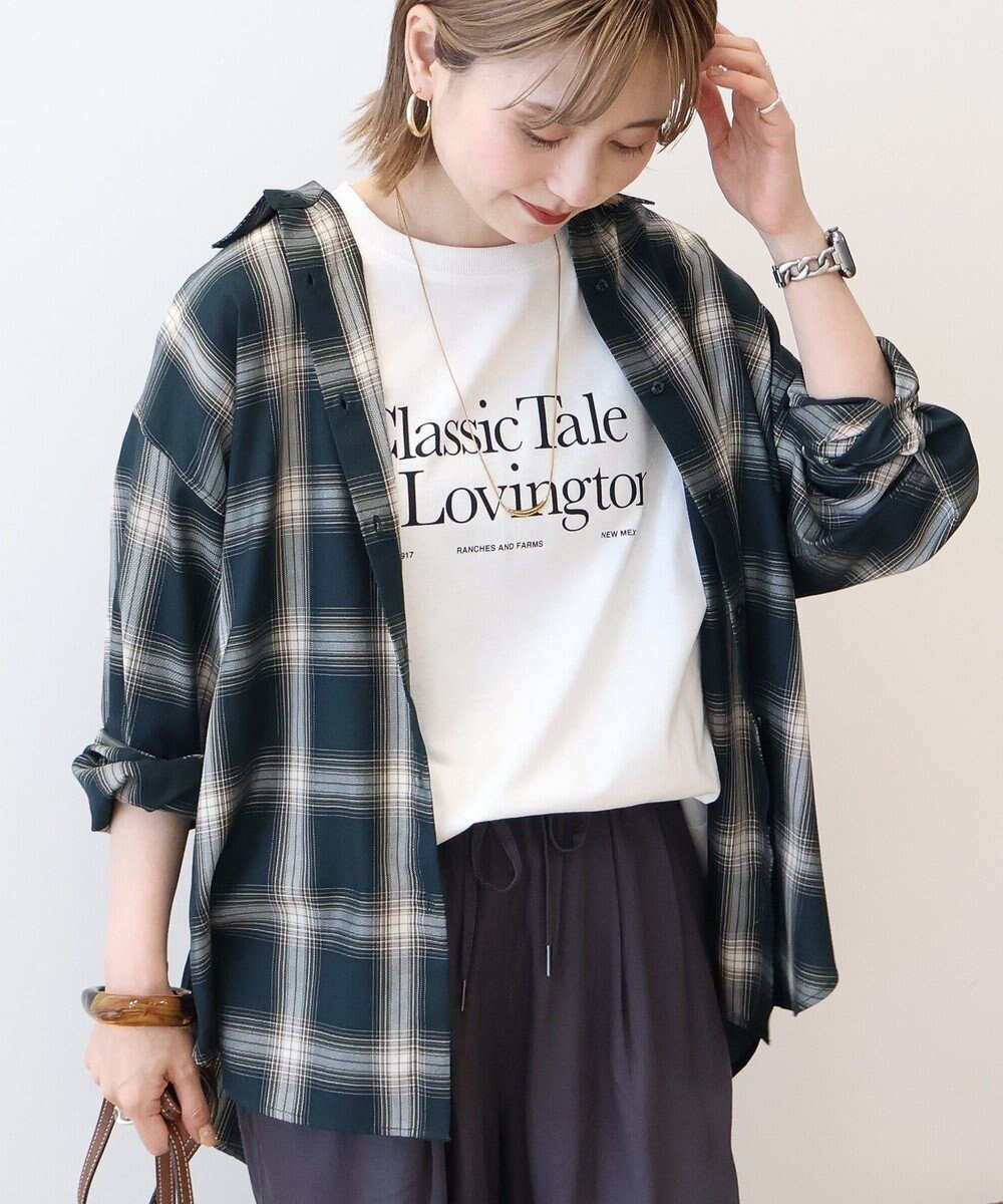 【アメリカンホリック/AMERICAN HOLIC】のイージーケアチェックシャツ インテリア・キッズ・メンズ・レディースファッション・服の通販 founy(ファニー) 　ファッション　Fashion　レディースファッション　Fashion for Women　トップス・カットソー　Cut & Sew Tops　シャツ・ブラウス・オフィスカジュアル　Elegant Blouses & Button-Ups　アメリカン　American Style　スタイリッシュ　Stylish, Fashionable　人気　Popular, Best Seller　ポケット　Pocket, Pocket Detail　A/W・秋冬　Autumn/Winter　新作・新入荷　New Arrivals / New In　Green|ID: prp329100004665255 ipo3291000000033746710