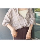 【アメリカンホリック/AMERICAN HOLIC】のイージーケアチェックシャツ【360°着こなしシャツ】 Light Gray|ID: prp329100004665255 ipo3291000000035699066