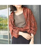 【アメリカンホリック/AMERICAN HOLIC】のイージーケアチェックシャツ【360°着こなしシャツ】 Orange|ID: prp329100004665255 ipo3291000000035699072