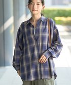 【アメリカンホリック/AMERICAN HOLIC】のイージーケアチェックシャツ【360°着こなしシャツ】 Blue|ID: prp329100004665255 ipo3291000000035699077