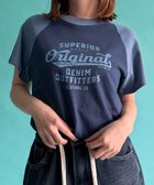 【ウィゴー/WEGO】のロゴラグランT ネイビー|ID: prp329100004665258 ipo3291000000033746723