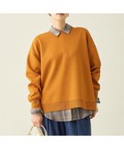 【エニー/ANY】の【洗濯機可/アンチピリング】サイドドットダンボールトレーナー マスタード|ID: prp329100004665275 ipo3291000000033746777