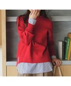 【エニー/ANY】のシャツコンビレイヤードインナー 人気、トレンドファッション・服の通販 founy(ファニー) ファッション Fashion レディースファッション Fashion for Women トップス・カットソー Cut & Sew Tops シャツ・ブラウス・オフィスカジュアル Elegant Blouses & Button-Ups ロングTシャツ・Tシャツ Longline T-Shirts & Tees カットソー・ベーシックTシャツ Cut-and-Sewn Tops / Stretch Tees & Basics インナー Innerwear 洗える Machine Washable カットソー Cut and Sewn Top カフス Cuff Design コンビ Combo, Combination Style スマホ Smartphone, Mobile Device なめらか Smooth, Silky Texture バランス Balance, Style Balance A/W・秋冬 Autumn/Winter 再入荷 Restock / Back in Stock thumbnail ネイビーストライプ|ID: prp329100004665276 ipo3291000000034649675