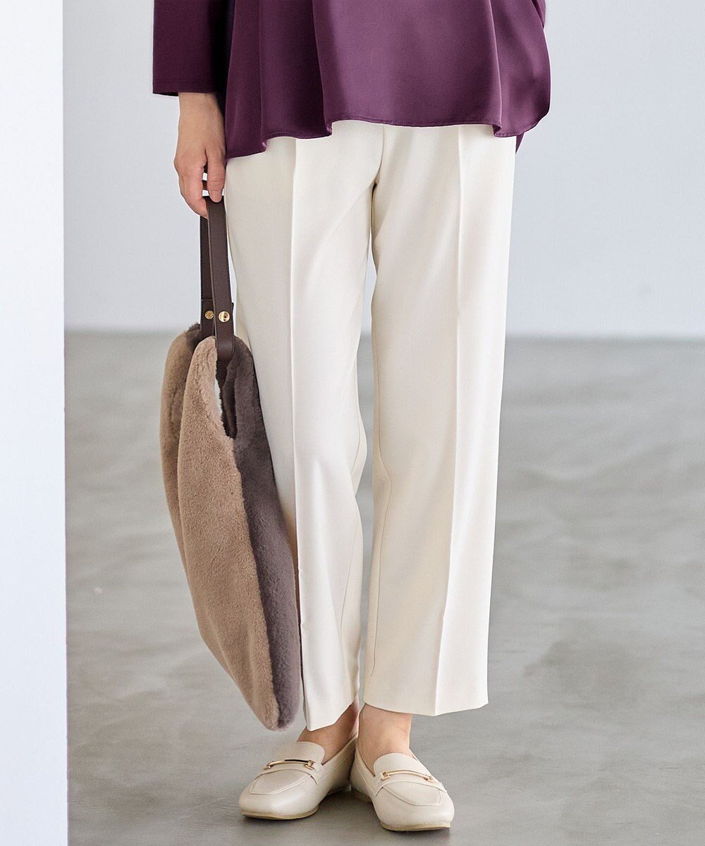 【エニー/ANY】の【6サイズ展開/洗濯機可/裏起毛/ウエストゴム/2WAYストレッチ】ウォームテーパードパンツ インテリア・キッズ・メンズ・レディースファッション・服の通販 founy(ファニー) 　ファッション　Fashion　レディースファッション　Fashion for Women　パンツ　Pants & Trousers　ストレッチ　Stretch, Stretchy Fabric　スマホ　Smartphone, Mobile Device　センター　Center, Center Line　定番　Standard, Basic Item　ピーチ　Peach, Soft Touch　ミックス　Mix, Mixed Style　リラックス　Relax, Relaxed Fit　楽ちん　Easy Fit, Comfortable　A/W・秋冬　Autumn/Winter　再入荷　Restock / Back in Stock　おすすめ　Recommended / Our Picks　ビジネス 仕事 通勤　Business / Work / Commuting　オフ|ID: prp329100004665298 ipo3291000000033929320