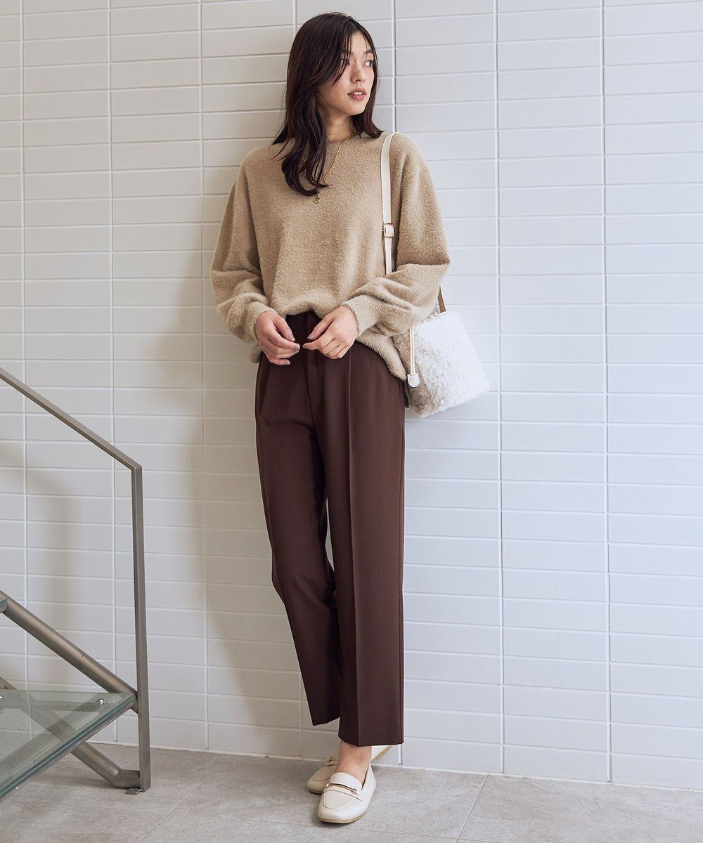 【エニー/ANY】の【6サイズ展開/洗濯機可/裏起毛/ウエストゴム/2WAYストレッチ】ウォームテーパードパンツ 人気、トレンドファッション・服の通販 founy(ファニー) 　ファッション　Fashion　レディースファッション　Fashion for Women　パンツ　Pants & Trousers　ストレッチ　Stretch, Stretchy Fabric　スマホ　Smartphone, Mobile Device　センター　Center, Center Line　定番　Standard, Basic Item　ピーチ　Peach, Soft Touch　ミックス　Mix, Mixed Style　リラックス　Relax, Relaxed Fit　楽ちん　Easy Fit, Comfortable　A/W・秋冬　Autumn/Winter　再入荷　Restock / Back in Stock　おすすめ　Recommended / Our Picks　ビジネス 仕事 通勤　Business / Work / Commuting　 other-1|ID: prp329100004665298 ipo3291000000034328640