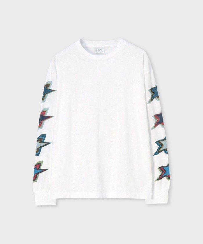 【ポール スミス/Paul Smith】のNeon Stars 長袖Tシャツ インテリア・キッズ・メンズ・レディースファッション・服の通販 founy(ファニー) https://founy.com/ ファッション Fashion レディースファッション Fashion for Women トップス・カットソー Cut & Sew Tops シャツ・ブラウス・オフィスカジュアル Elegant Blouses & Button-Ups ロングTシャツ・Tシャツ Longline T-Shirts & Tees カットソー・ベーシックTシャツ Cut-and-Sewn Tops / Stretch Tees & Basics 新作・新入荷 New Arrivals / New In インナー Innerwear カットソー Cut and Sewn Top カラフル Colorful Design グラフィック Graphic, Graphic Design シンプル Simple, Minimal ネオン Neon, Neon Color プレーン Plain, Simple 夏 Summer S/S・春夏 SS, Spring/Summer, Warm Season A/W・秋冬 Autumn/Winter 長袖 Long Sleeve, Full Sleeve |ID: prp329100004665305 ipo3291000000033746828