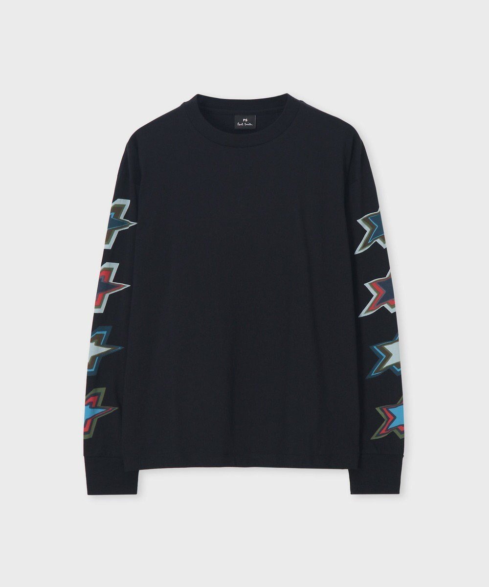 【ポール スミス/Paul Smith】のNeon Stars 長袖Tシャツ インテリア・キッズ・メンズ・レディースファッション・服の通販 founy(ファニー) 　ファッション　Fashion　レディースファッション　Fashion for Women　トップス・カットソー　Cut & Sew Tops　シャツ・ブラウス・オフィスカジュアル　Elegant Blouses & Button-Ups　ロングTシャツ・Tシャツ　Longline T-Shirts & Tees　カットソー・ベーシックTシャツ　Cut-and-Sewn Tops / Stretch Tees & Basics　新作・新入荷　New Arrivals / New In　インナー　Innerwear　カットソー　Cut and Sewn Top　カラフル　Colorful Design　グラフィック　Graphic, Graphic Design　シンプル　Simple, Minimal　ネオン　Neon, Neon Color　プレーン　Plain, Simple　夏　Summer　S/S・春夏　SS, Spring/Summer, Warm Season　A/W・秋冬　Autumn/Winter　長袖　Long Sleeve, Full Sleeve　ブラック|ID: prp329100004665305 ipo3291000000033746830