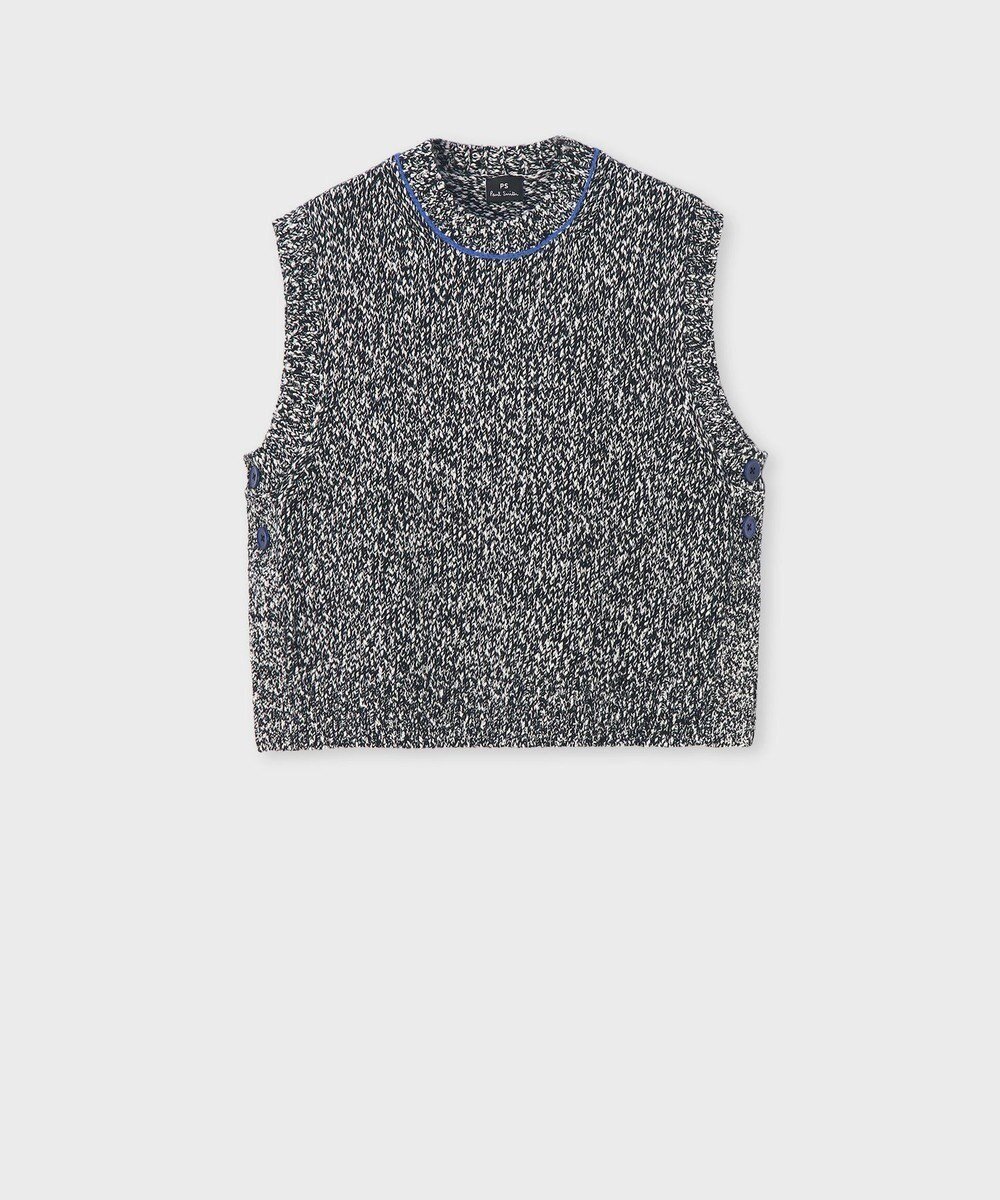 【ポール スミス/Paul Smith】の【洗える】ブークレヤーン ニット ベスト インテリア・キッズ・メンズ・レディースファッション・服の通販 founy(ファニー) 　ファッション　Fashion　レディースファッション　Fashion for Women　アウター　Coat / Outerwear Collection　トップス・カットソー　Cut & Sew Tops　ニット　Knit Tops & Sweaters　ベスト&ジレ / 重ね着スタイル　Vests & Gilets　新作・新入荷　New Arrivals / New In　カーディガン　Cardigan, Knitwear　コンパクト　Compact, Small Size　バランス　Balance, Style Balance　ベスト　Vest, Waistcoat　ロング　Long, Long-Length　夏　Summer　春　Spring　S/S・春夏　SS, Spring/Summer, Warm Season　洗える　Machine Washable　A/W・秋冬　Autumn/Winter　ブラック|ID: prp329100004665307 ipo3291000000033746835