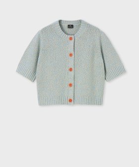 【ポール スミス/Paul Smith】の【洗える】ブークレヤーン 半袖ニット カーディガン 人気、トレンドファッション・服の通販 founy(ファニー) ファッション Fashion レディースファッション Fashion for Women トップス・カットソー Cut & Sew Tops ニット Knit Tops & Sweaters カーディガン・羽織り Layered Style Cardigans 新作・新入荷 New Arrivals / New In カーディガン Cardigan, Knitwear コンパクト Compact, Small Size デニム Denim, Jeans Material フェミニン Feminine, Girly ベスト Vest, Waistcoat 半袖 Short Sleeve, Half Sleeve 夏 Summer 春 Spring S/S・春夏 SS, Spring/Summer, Warm Season 洗える Machine Washable A/W・秋冬 Autumn/Winter |ID:prp329100004665308