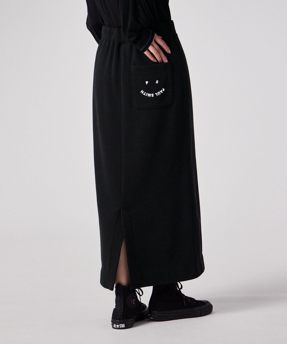 【ポール スミス/Paul Smith】のHappy スウェット スカート インテリア・キッズ・メンズ・レディースファッション・服の通販 founy(ファニー) 　ファッション　Fashion　レディースファッション　Fashion for Women　スカート　Skirts　おすすめ　Recommended / Our Picks　スウェット / スエット　Sweatshirt, Sweatwear　ストレート　Straight, Straight Cut　セットアップ　Set-Up, Coordinated Outfit　ベーシック　Basic, Essential　ポケット　Pocket, Pocket Detail　リラックス　Relax, Relaxed Fit　夏　Summer　S/S・春夏　SS, Spring/Summer, Warm Season　A/W・秋冬　Autumn/Winter　ブラック|ID: prp329100004665318 ipo3291000000035812986