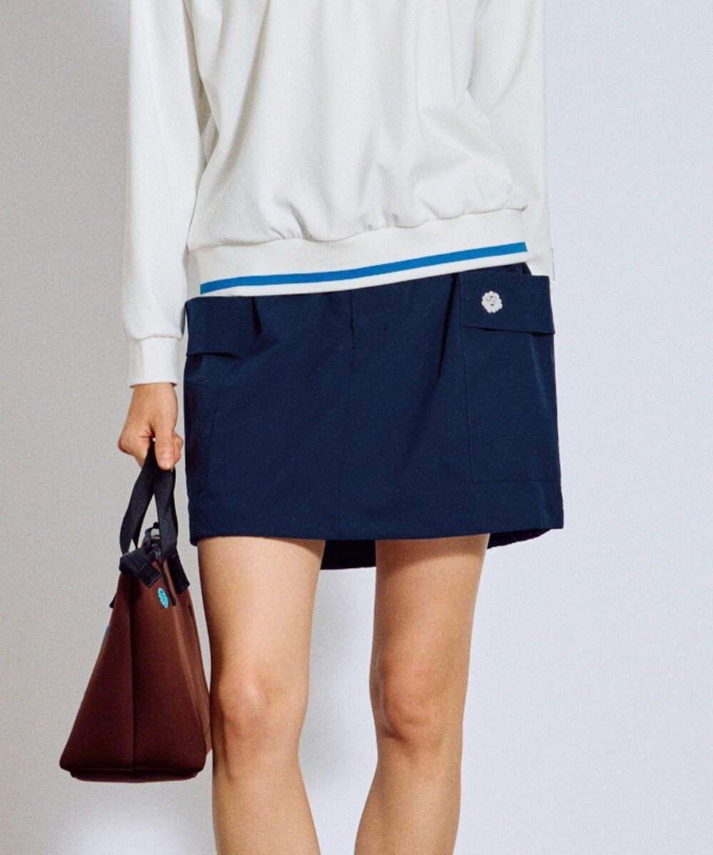 【ピーダブリュサーキュラス/PW CIRCULUS】の【 吸水速乾 / ストレッチ 】【WOMEN】裾2WAY バルーンスカート ゴルフウェア レディース インテリア・キッズ・メンズ・レディースファッション・服の通販 founy(ファニー) 　ファッション　Fashion　レディースファッション　Fashion for Women　スカート　Skirts　秋　Autumn　吸水　Absorbent, Quick-Dry　シンプル　Simple, Minimal　スタイリッシュ　Stylish, Fashionable　ストレッチ　Stretch, Stretchy Fabric　ストレート　Straight, Straight Cut　スポーティ　Sporty, Casual Athletic　台形　A-Line, Trapezoid Shape　バルーン　Balloon, Balloon Silhouette　フラップ　Flap, Flap Pocket　ポケット　Pocket, Pocket Detail　A/W・秋冬　Autumn/Winter　おすすめ　Recommended / Our Picks　ゴルフ　Golf　2025年　2025　2025-2026秋冬・A/W　Autumn/Winter 2025–26 AW25–26　ネイビー系|ID: prp329100004665320 ipo3291000000033746871