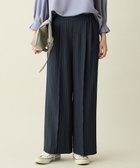 【エニー/ANY】の【洗濯機可/接触冷感/UVケア/ウエストゴム】イージーワイドパンツ ネイビーストライプ|ID: prp329100004665325 ipo3291000000033746886
