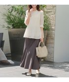 【ティアクラッセ/Tiaclasse】の【洗える】カットツイルマーメイドスカート モカ|ID: prp329100004665330 ipo3291000000033857203