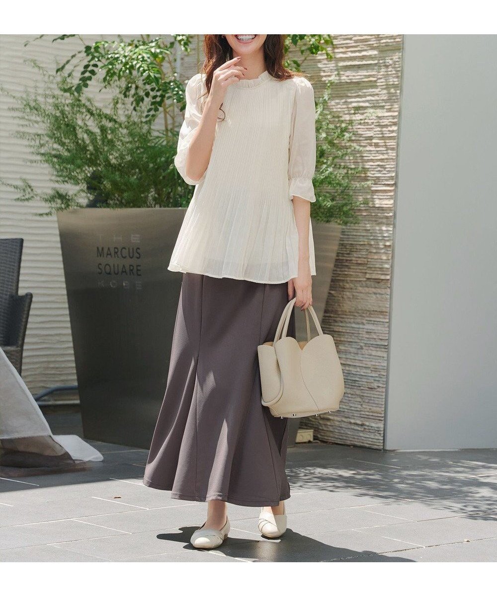 【ティアクラッセ/Tiaclasse】の【洗える】カットツイルマーメイドスカート インテリア・キッズ・メンズ・レディースファッション・服の通販 founy(ファニー) 　ファッション　Fashion　レディースファッション　Fashion for Women　スカート　Skirts　アクセサリー　Fashion Accessories　春　Spring　洗える　Machine Washable　秋　Autumn　カットソー　Cut and Sewn Top　カーディガン　Cardigan, Knitwear　切替　Switching, Contrast Panel　チュニック　Tunic, Long Top　フェミニン　Feminine, Girly　フレア　Flare, Flared　ベーシック　Basic, Essential　ポケット　Pocket, Pocket Detail　マキシ　Maxi, Full Length　マーメイド　Mermaid, Fishtail Silhouette　ロング　Long, Long-Length　楽ちん　Easy Fit, Comfortable　冬　Winter / This Winter　A/W・秋冬　Autumn/Winter　再入荷　Restock / Back in Stock　夏　Summer　新作・新入荷　New Arrivals / New In　ビジネス 仕事 通勤　Business / Work / Commuting　モカ|ID: prp329100004665330 ipo3291000000033857203