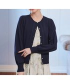 【ティアクラッセ/Tiaclasse】の【洗える】レースカーディガン ネイビー|ID: prp329100004665340 ipo3291000000033746955