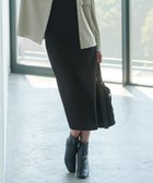 【アイシービー/iCB】の【洗える】 シンセティックダブルフェイス ニットタイトスカート ブラック系|ID: prp329100004665342 ipo3291000000033919902