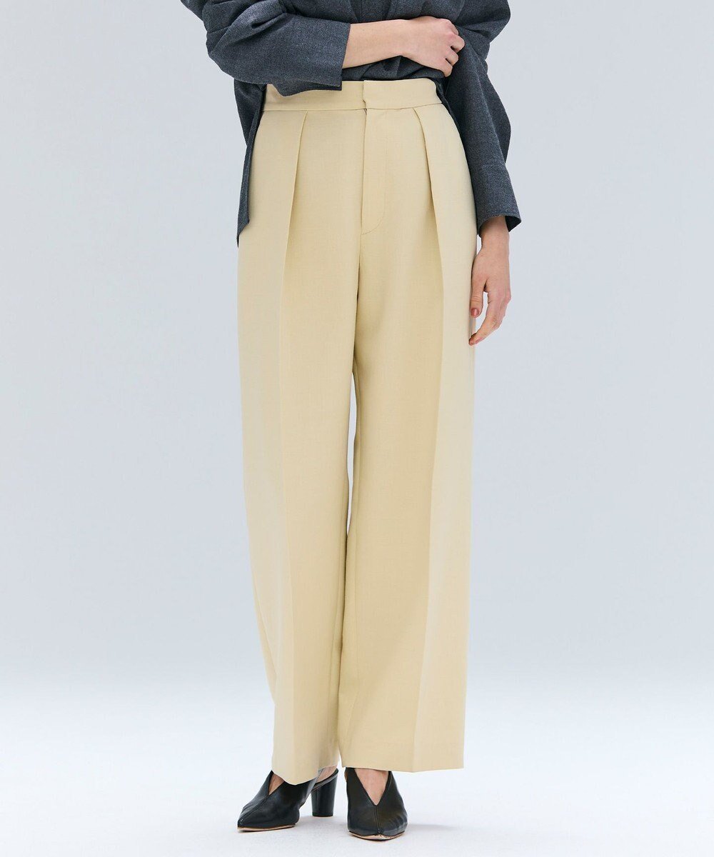 【ベイジ,/BEIGE,】のWASCO / 2WAYストレッチウールタックカービーパンツ インテリア・キッズ・メンズ・レディースファッション・服の通販 founy(ファニー) 　ファッション　Fashion　レディースファッション　Fashion for Women　パンツ　Pants & Trousers　クッション　Cushion, Throw Pillow　ショート　Short, Short Length　シンプル　Simple, Minimal　ストレッチ　Stretch, Stretchy Fabric　バランス　Balance, Style Balance　ロング　Long, Long-Length　A/W・秋冬　Autumn/Winter　新作・新入荷　New Arrivals / New In　L.Mustard|ID: prp329100004665352 ipo3291000000033747004