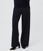 【ベイジ,/BEIGE,】のMONTAIGNE / イージーウエストウールワイドパンツ Black|ID: prp329100004665354 ipo3291000000033747016