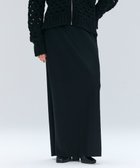 【ベイジ,/BEIGE,】のMONTAIGNE / イージーウエストウールロングスカート Black|ID: prp329100004665357 ipo3291000000033747030