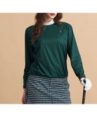 【23区 ゴルフ/NIJYUSANKU GOLF】の【WOMEN】エアリージャージプルオーバー フェイクレイヤード 防風 ストレッチ 撥水 ダークグリーン系5|ID: prp329100004665382 ipo3291000000033747130