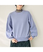【その他のブランド/Other】の【洗濯機可/静電気防止/アンチピリング】スウェットライクニット ライトブルー|ID: prp329100004665385 ipo3291000000033747143