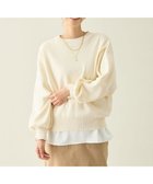 【エニー/ANY】のスウェットライクニット エクリュ|ID: prp329100004665385 ipo3291000000036565497