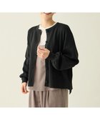 【エニー/ANY】のスウェットライクニットカーディガン ブラック|ID: prp329100004665392 ipo3291000000035540022